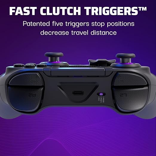 PDP Victrix Pro BFG Wireless Gaming Controller for Playstation 5 / PS5, PS4, PC, Modular Esports Gamepad, Remappable Buttons, Customizable Triggers/Paddles/D-Pad/Fightpad, PC App, Black