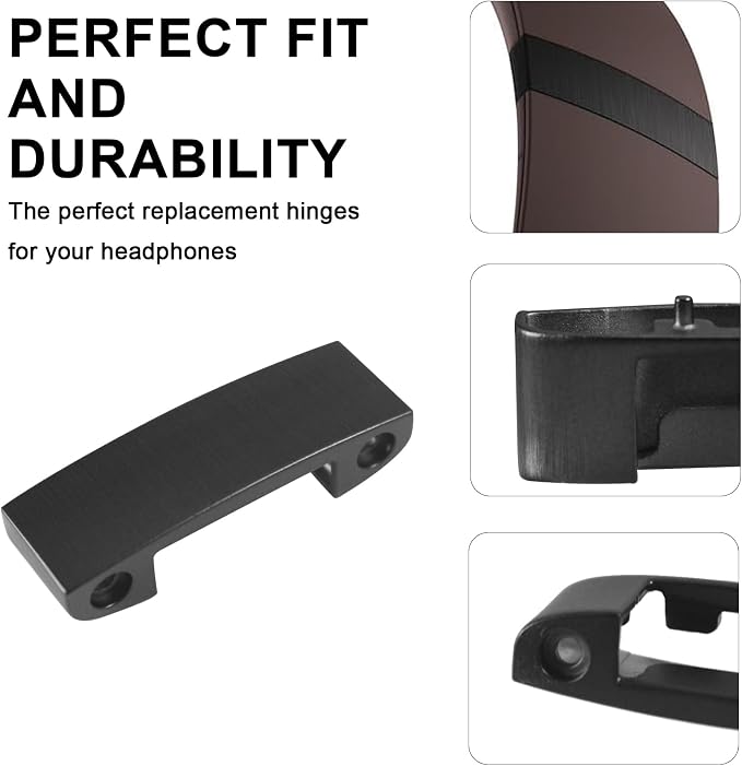 Adhiper Studio Pro Replacement Headband & Hinge Replacement for Beats Studio Pro Headphone,Durable Parts Accessories Repair Kit Set(Deep Brown)