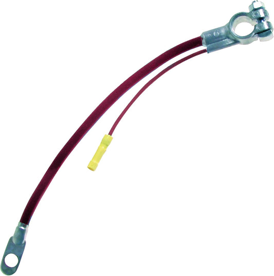 Sherco-Auto Red 43" Inch 2 Gauge Top Post Battery Cable with Auxiliary Lead - Made in USA