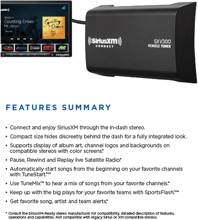 SIRIUS-XM SXV300V1 SiriusConnect(TM) Vehicle Tuner Computers, Electronics, Office Supplies, Computing