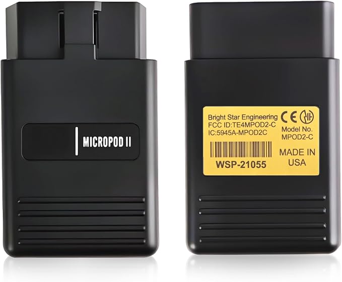 MicroPOD II V17.04.27 Professional Diagnostic & Programming Scanner Tool for Chrysler Dodge Jeep Fiat Up to 2016 with DRBIII Compatible, Multi-Language OBD2 Support