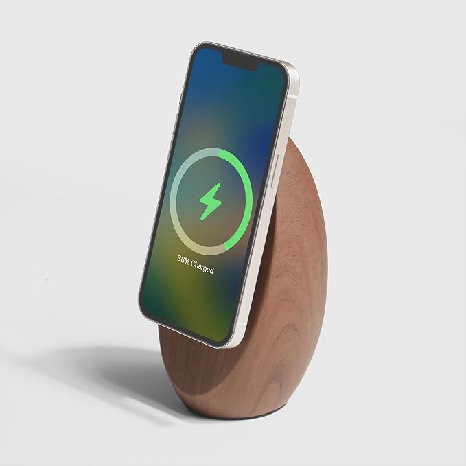 Magnetic Wireless Charging Station for iPhone 12,13,14,15,Vertical & Landscape Stand, with Storage Tray, Personalized Engraved Gift