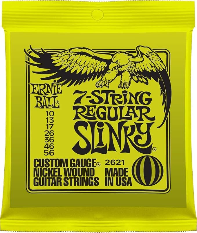 Ernie Ball Mighty Slinky Nickel Wound Electric Guitar Strings, 8.5-40 Gauge (P02228)