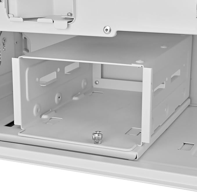 Silverstone Technology FARA 514X White All-Metal ATX Tower Chassis with Dual Radiator Support, ARGB Fans, and GPU Brace, SST-FA514X-WG