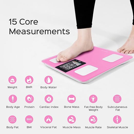 Fitdays Smart Body Tape Measure,Fitdays Smart Scale for Body Weight