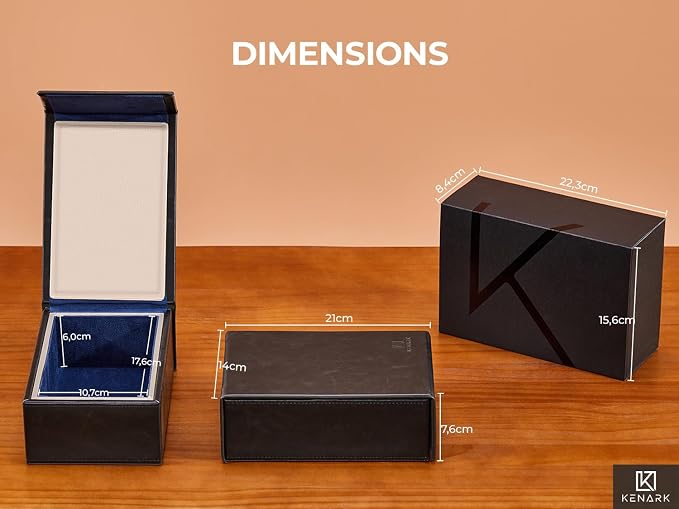 KK7 Faraday Box for Key Fobs, Signal Shielding Storage | Signal Shielding • Magnetic Closure • Modern Storage Design • Home & Office Use