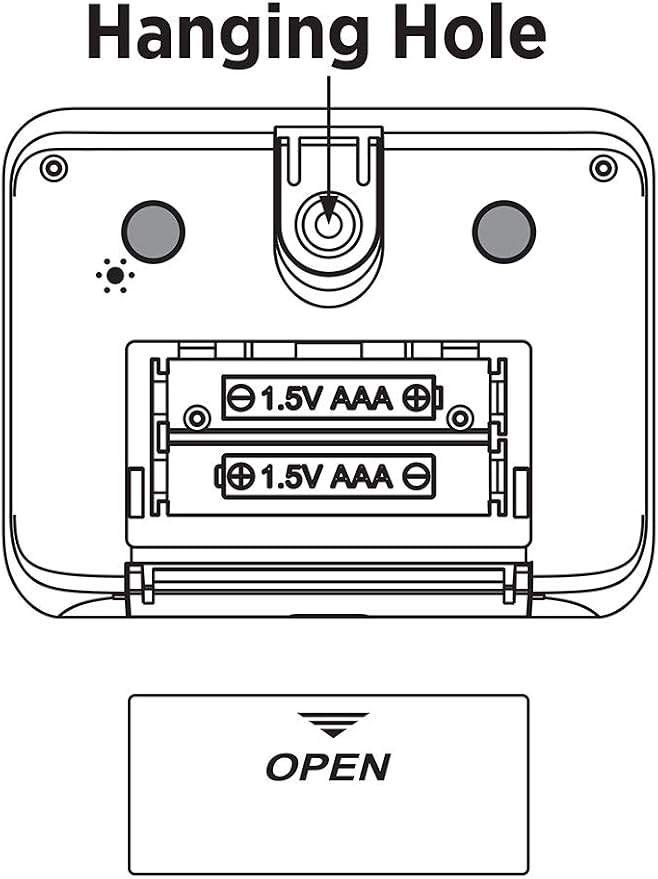 General Tools TI388 Digital Timer, Four Channel with Clock , White