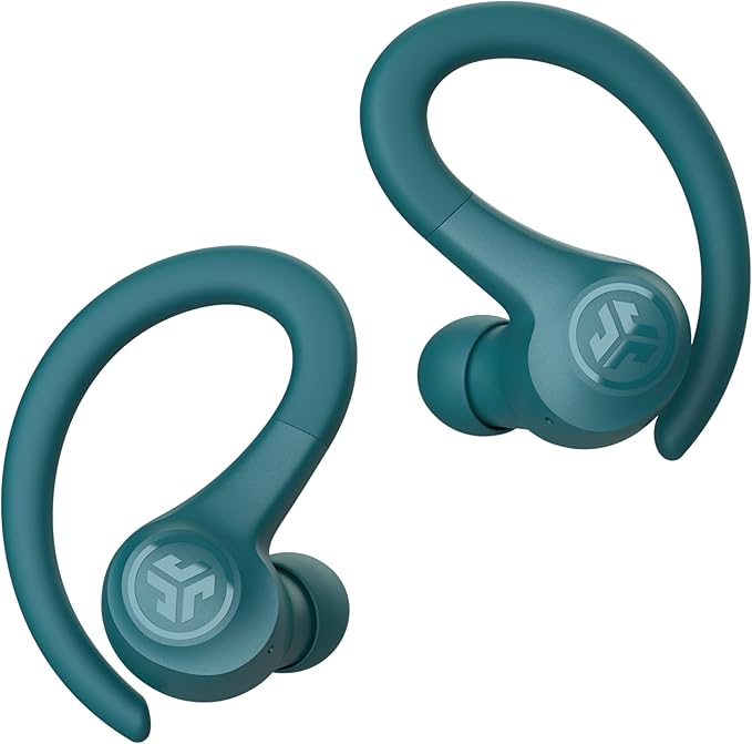 JLab, Go Sport+, True Wireless Workout Earbuds, Bluetooth Sport Earbuds, Clear Calling, Teal
