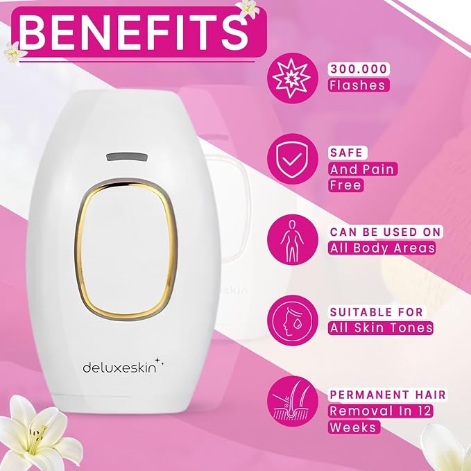 Permanent Hair Removal Device | Hair Removal At Home Use | Facial Hair Removal Device | The Ultimate Skincare Routine for Beautiful, Radiant Skin