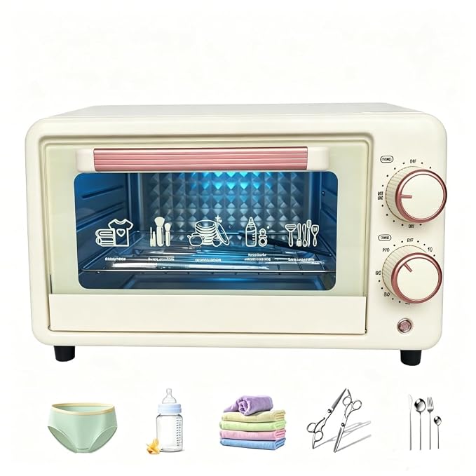 Sterilizer Tools Drying and 3-in-1 Disinfection Tools10L 150W Sterilizer with Timer Disinfection Cabinet Suitable for Mother-Child Products, Towels, Hair Salons, Nail Studios (White003)