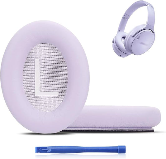 QC45 Ear Cushions for Bose qc45 Replacement Ear Pads,Compatible with Bose QuietComfort SE/new QuietComfort Wireless,Larger and Thicker (Chilled Lilac)