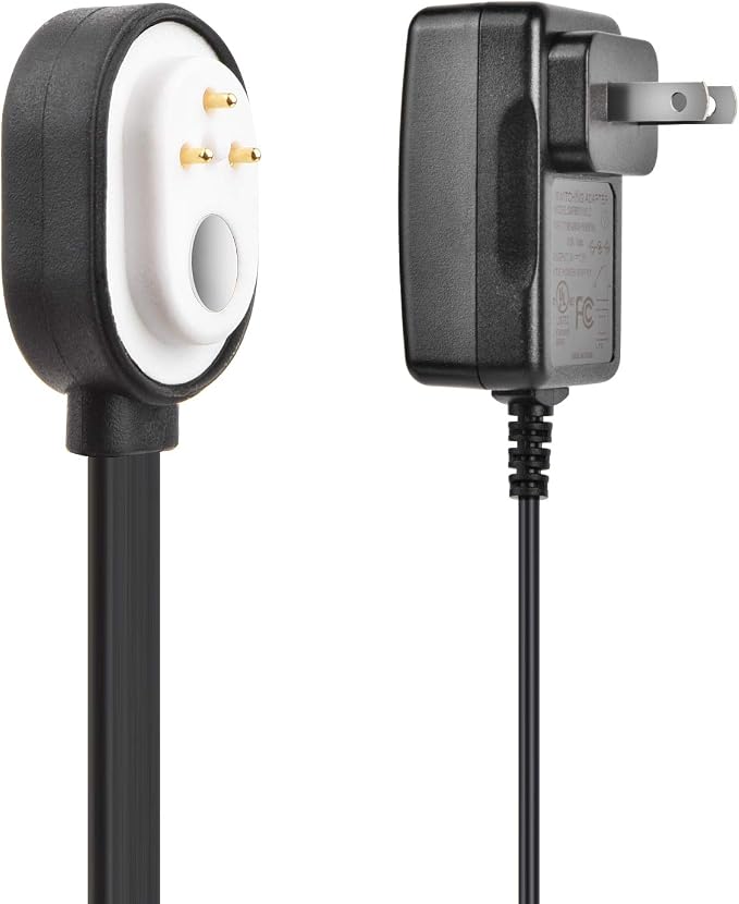 Uogw 25FT Magnetic Charging Cable for Arlo Pro 4/Arlo Ultra 2/Arlo Pro3/Arlo Ultra/Arlo Pro 5S 2K/Go 2 Camera,Power Adapter and Power Cable,Weather Resistant Outdoor Charger Cable - 3Pack (Black)