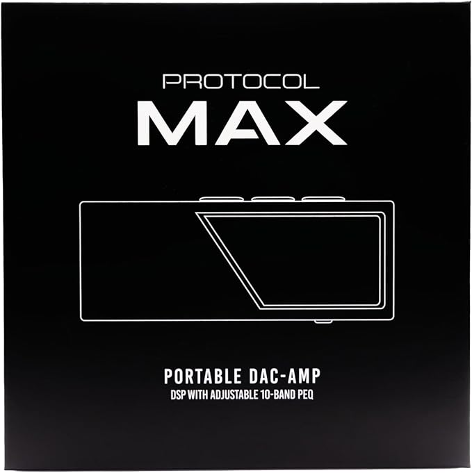 Protocol Max | Portable DAC-Amplifier with 10-Band PEQ, Dual Cirrus Logic CS43198 + Dual SG Micro SGM8262-2 | 600mW High Power Amplification