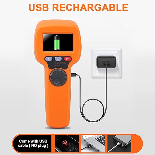 Digital LED Stroboscope Measuring 60~99,999 RPM/Hz, Non-Contact Tachometer Adjustable Strobe Light Timing Speedometer for HVAC Motor Engine Speed Tester, Handheld Estroboscopio 0.001% High Accuracy | Brighter 1500 Lux LED for Sharper Image, Freeze Moti...
