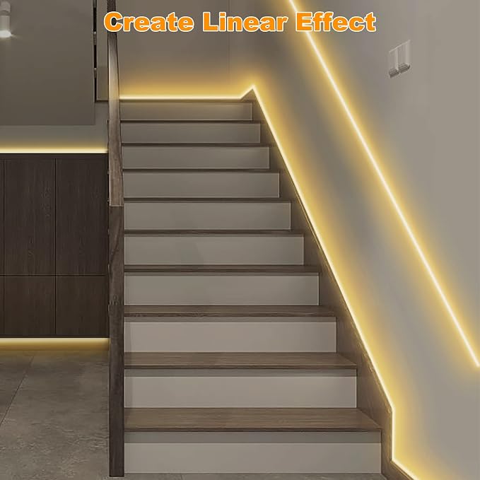 Tatazone Smart White COB Led Strip Light with App and Remote, 32.8ft 4000K Bright WiFi COB Light Strip Compatible with Alexa and Google, Dimmable Indoor Led Lights for Room, Cabinet