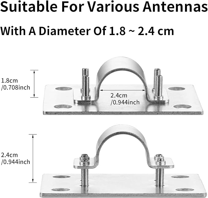1090MHz 978MHz Dual Band ADS-B Antenna Flightaware Outdoor 5dBi Fiberglass Antenna with 10ft Extension SMA Cable, Increase Catching Distance and Number, Eifagur