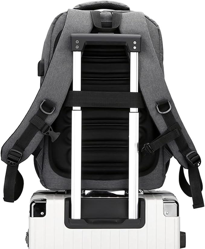 Game Cosole Backpack Travel Bag Travel Carrying Case for PS5/PS4 Console and Accessories (Grey)
