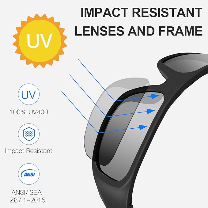 OhO sunshine Bluetooth Audio Sunglasses, Lightweight Open Ear Sport Glasses, 10H Playtime,Water Resistant with Voice Control
