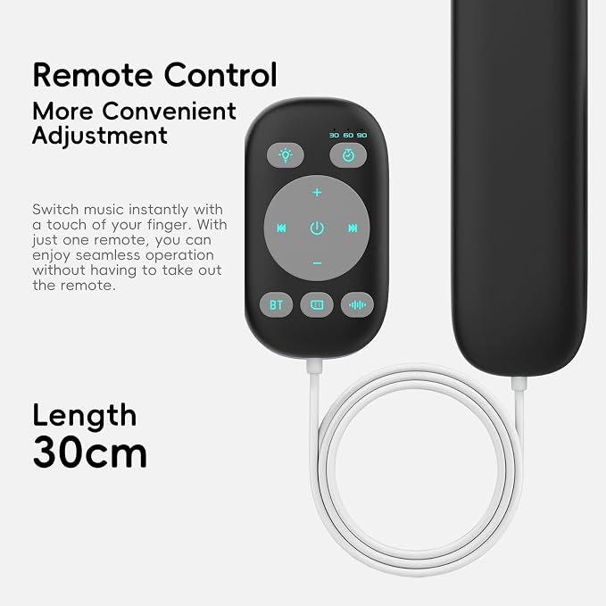 Under-Pillow Bone Conduction Sleep Speaker, Under-Pillow White Noise Sound Machine with Sleep Timer, TF Card Compatible for Side Sleepers & Insomnia, Designed to Calm the Mind & Support Deeper Sleep