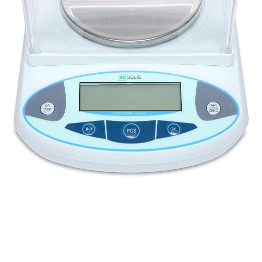 U.S. Solid Digital Precision Analytical Balance 1000g x 0.01g, High Precision Electronic Scale for Laboratory, Jewelry, Industrial Use