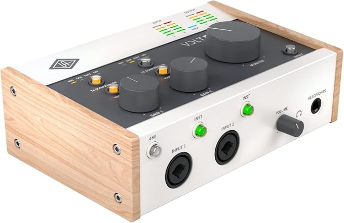 Universal Audio Volt 276 USB Audio Interface - Bundle with 2 XLR Cables