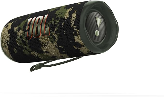 JBL Flip 6 - Portable Bluetooth Speaker, Powerful Sound and deep bass, IPX7 Waterproof, PartyBoost for Multiple Speaker Pairing, Home, Outdoor Travel (Squad) Camouflage (Renewed)