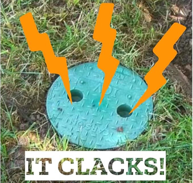 The Original Clackee PRO V2.1 Sprinkler Valve Locator Irrigation Buried Zone Finder Solenoid Clacker