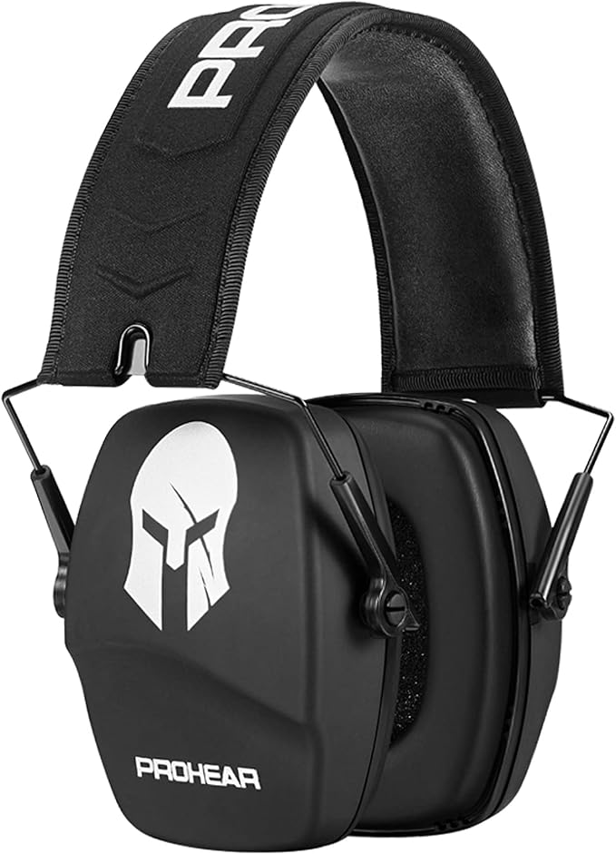 PROHEAR Ear Protection Safety Earmuffs for Shooting Noise Reduction Slim Hearing Protector