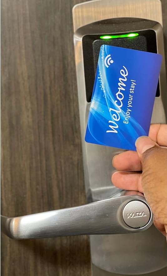Generic RFID Key Cards, 200 Pieces, Blue, 13.56MHz, Compatible with Saflok, Kaba, Onity, Ilco, Miwa, Securelox Locks