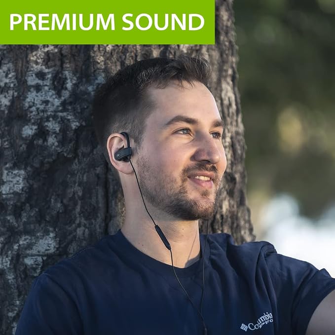 Avantree C171 - USB-C Wired Earbuds with Microphone & Volume Controls, Compatible with New iPhone 15 & 16, Samsung, Google & Android Type C Phones Headphones with Ear Hook for Running & Sports
