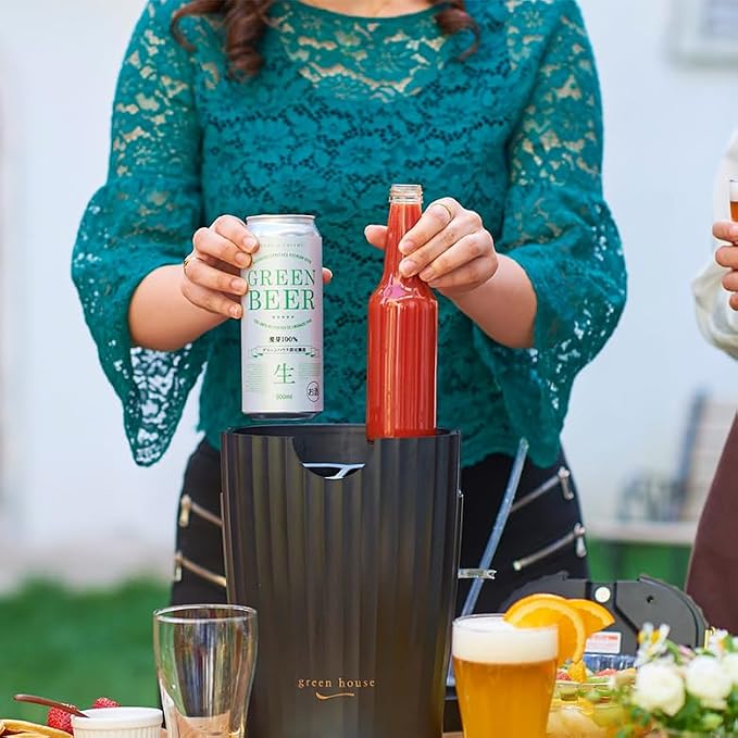 GREEN HOUSE Portable Cocktail Beer Dispenser and ultra-fine foam maker | Bar-Quality Cocktails, Draft Form, Without CO2