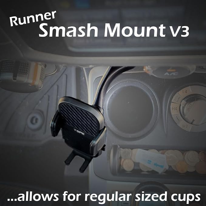The Original Runner Smash Mount 5th Gen 4Runner Phone Mount w/Basic Phone Holder Made in the USA