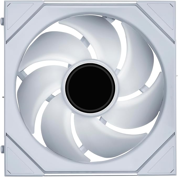 Lian Li UNI Fan SL-Infinity Wireless 140- Single Pack -2.4 GHz Wireless Signal Control-ARGB Fan-Customizable Infinity Mirror Effect-Daisy-Chain Design- Without Controller - White (14SLIN1W1W)