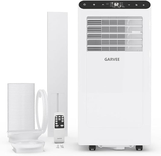 Garvee 8000 BTUs Portable Air Conditioners,350 Sq.Ft. Ceer 6.2,DOE 5K BTUs