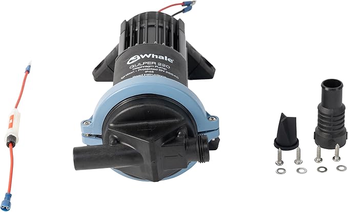 Whale Gulper 220 Graywater Pump - Manages Gray Waste in Boats & RV - 3.5 GPM Flow Rate - 12V/24V