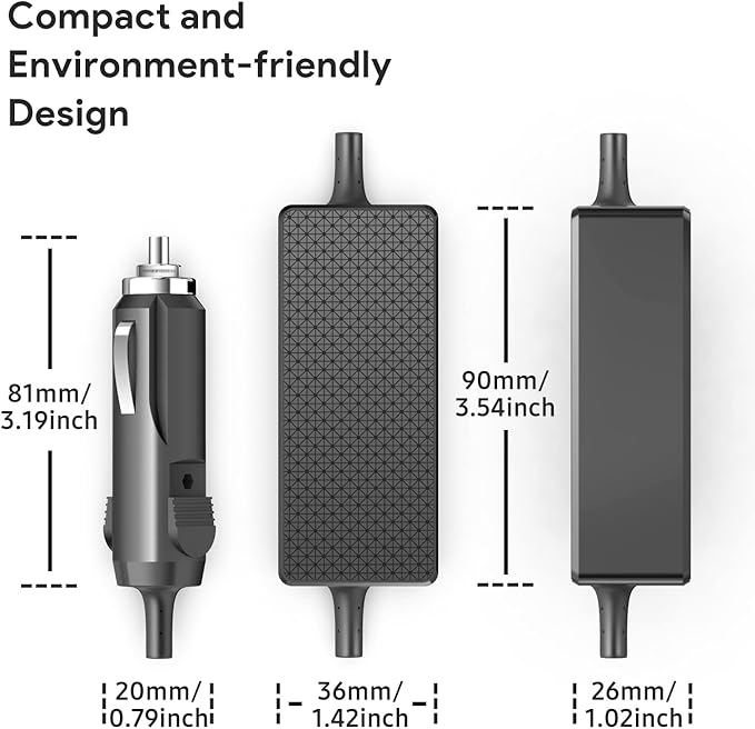 KFD 15V 6.33A Car Charger 12V-24V DC Adapter Compatible with Microsoft Surface Book 3 2 1 Surface Go 1 2 3 4 Surface Laptop 7 6 5 4 3 2 1 Go Surface Pro 11 10 X 9 8 7 7+ 6 1798 1932 Power Supply Cord