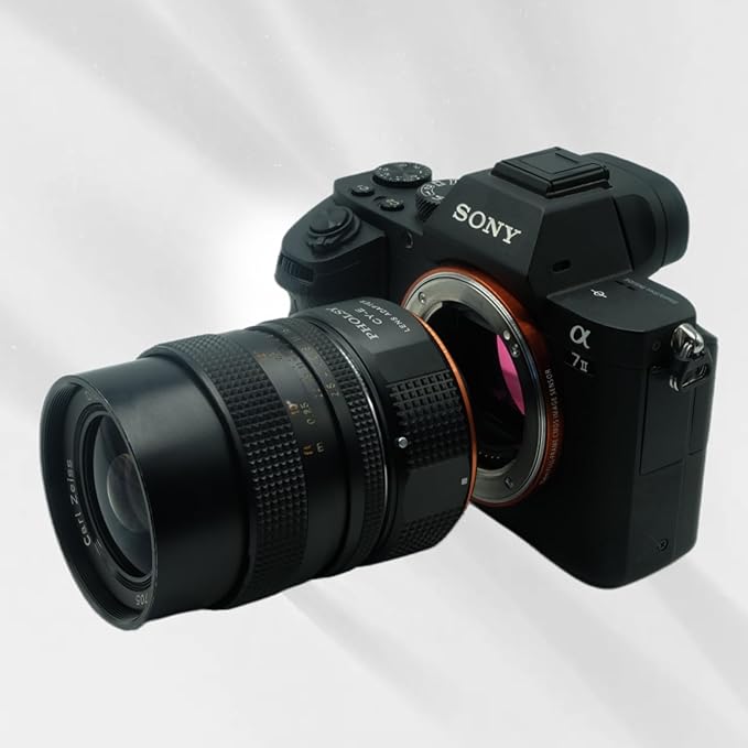 PHOLSY Lens Mount Adapter Compatible with Yashica Contax C/Y Lens to E Mount Camera Compatible with Sony a1 a9ii a7S iii/ii a7R v/iv/iii/ii a7C a7 iv/iii/ii a6600 a6500 a6400 a6300 a6000 NEX etc.