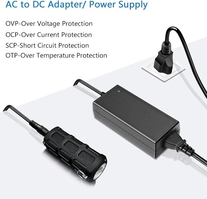 SHNITPWR 12V 6A AC DC Power Supply Adapter Converter 100V~240V AC to DC 12 Volt 6 Amp 72W LED Driver Transformer with 5.5x2.5mm Plug for 5050 3528 LED Strip 3D Printer CCTV Security System LCD Monitor