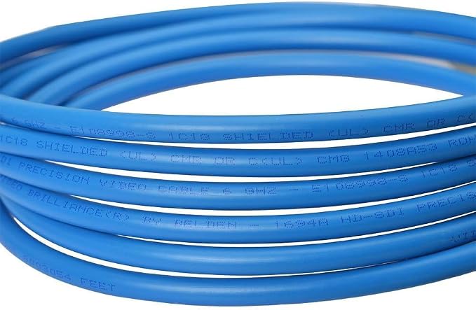 Superbat 3G 6G SDI Cable 200ft 75ohm BNC SDI Video Cable Belden 1694A Supports 6G-SDI 3G-SDI HD-SDI 4K/8K Video Security Camera Converter