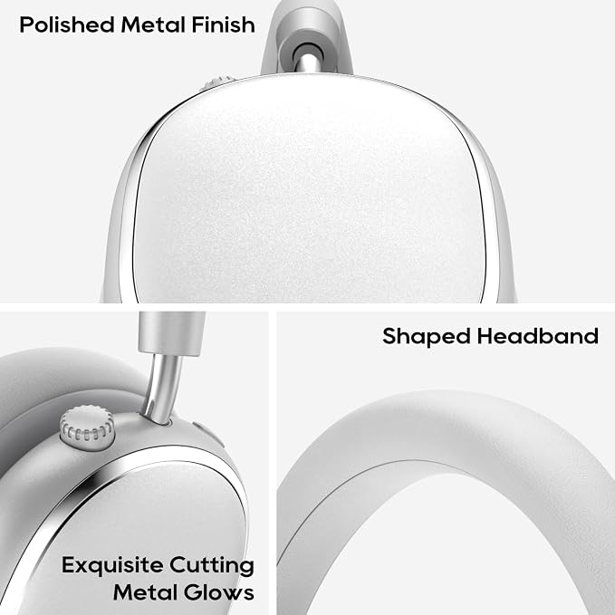 Srhythm NiceComfort 95 Hybrid Noise Cancelling Headphones Wireless | Bluetooth with Transparency,ENC,HD Sound,Slim Headphones Lightweight