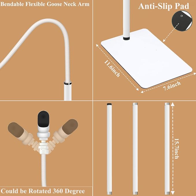Baby Monitor Floor Stand Holder Mount for Owlet Dream Sight (Gen 3)/Dream Duo (Gen 2)/Cam (Gen2)/Cam (Gen 1)