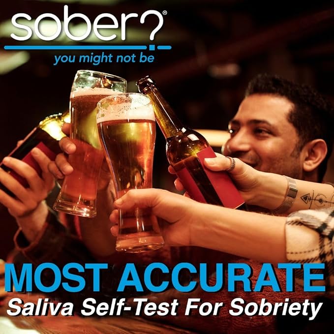 FDA Cleared Saliva Alcohol Test Strip, Highly Accurate BAC Self‑Test, 2–3 Minute Results, Portable & Discreet Sober Test Anywhere (6)