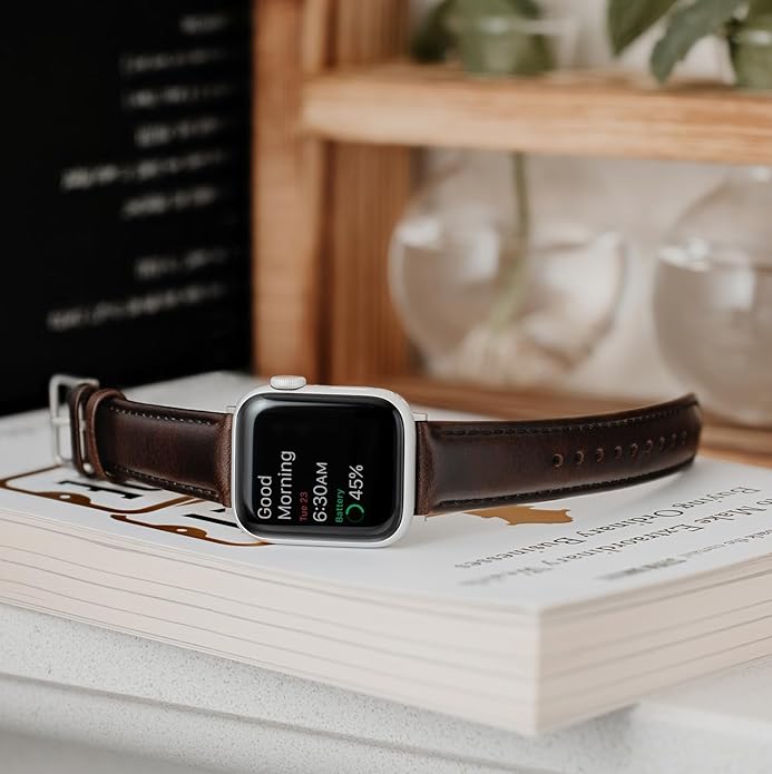 Archer Watch Straps - Top Grain Leather Watch Bands for Apple Watch