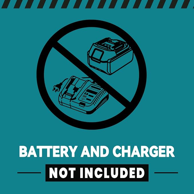 Ecarke Portable Cordless Fan Compatible with Makita 18V (Tool Only) 7 inch Cordless Battery Powered Fan Jobsite Fans With USB A+C Charging for Camping Workshop & Construction Site