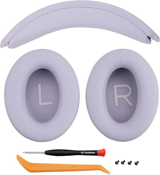 Ear Cushions and Headband Cushion Foam for Bose QuietComfort 45 (QC45) Headphones Accessories Easy to Install （45） (（45-Purple）)