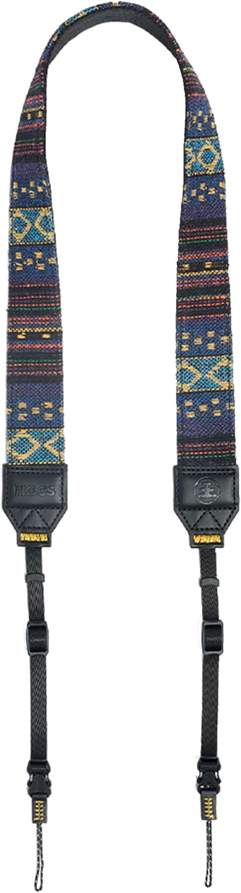Nocs Provisions NocLoc Woven Tapestry Strap, Binocular & Camera Carry Accessory for All‑Day Comfort Hold - Midnight