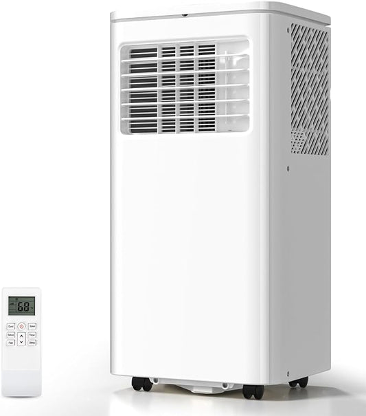 Antarctic Star Portable Air Conditioners, 8000 BTU, Portable AC with Cooling, Fan & Dehumidifier, AC Unit with Window Kits, Remote Control/LED Display, Sleep Modes, 24H Timer for Living Room, Bedroom