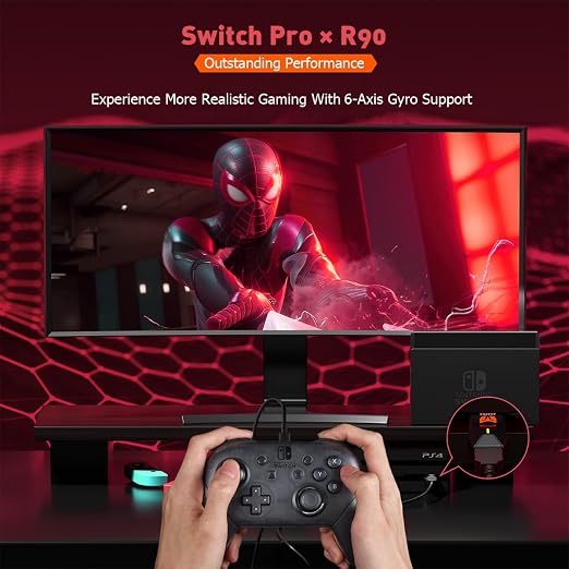 BIGBIG WON Controller Adapters, R90 Wired Controller Adapter for Xbox Series X|S/Xbox One/One X|S/Xbox Elite Series/Elite Series 2/PS5/PS4 Wired Console Adapter for Switch/PS4/PC Win11&10 (1 Piece)