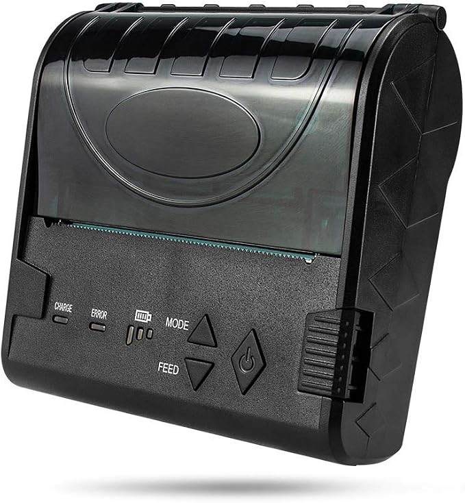 NETUM Wireless Bluetooth Thermal Receipt Printer, Portable Personal Bill Printer 80mm Mini USB POS Printer for Restaurant Sales Retail Compatible with Android