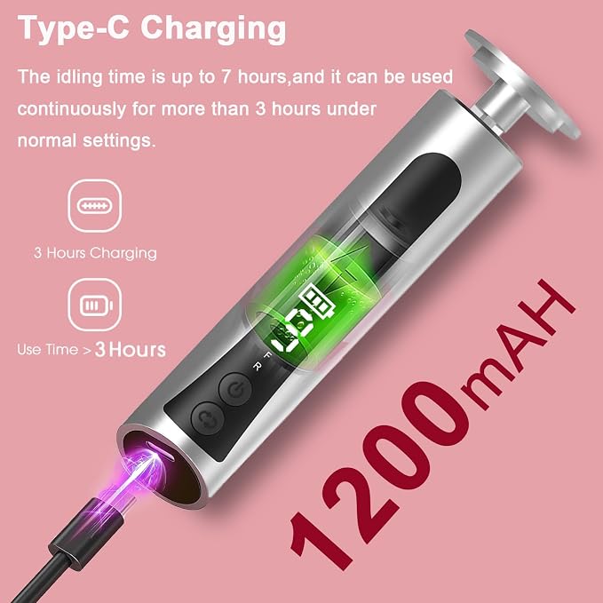 2 in 1 Electric Foot Callus Remover - with Nail Drill File, Aluminum Alloy, 11000RPM, 9 Speeds, with Digital Display, 10 Grinding Heads & 20pcs Sandpaper Discs,Cordless Rechargeable(Silver)